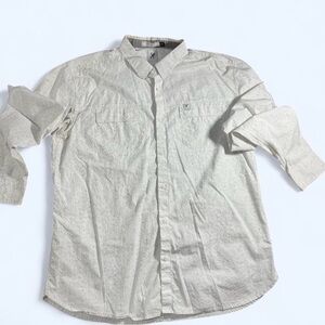 Marc Ecko Cut & Sew Men's XL Gray Long Sleeve Button Down Shirt